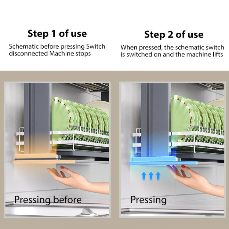 Smart lift push switch